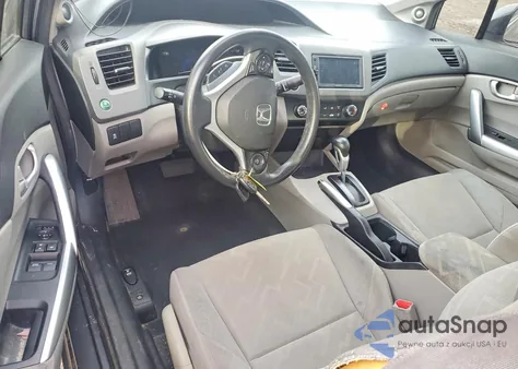 2012 Honda Civic Ex z USA, uszkodzony, nr VIN 2HGFG3B80CH516466